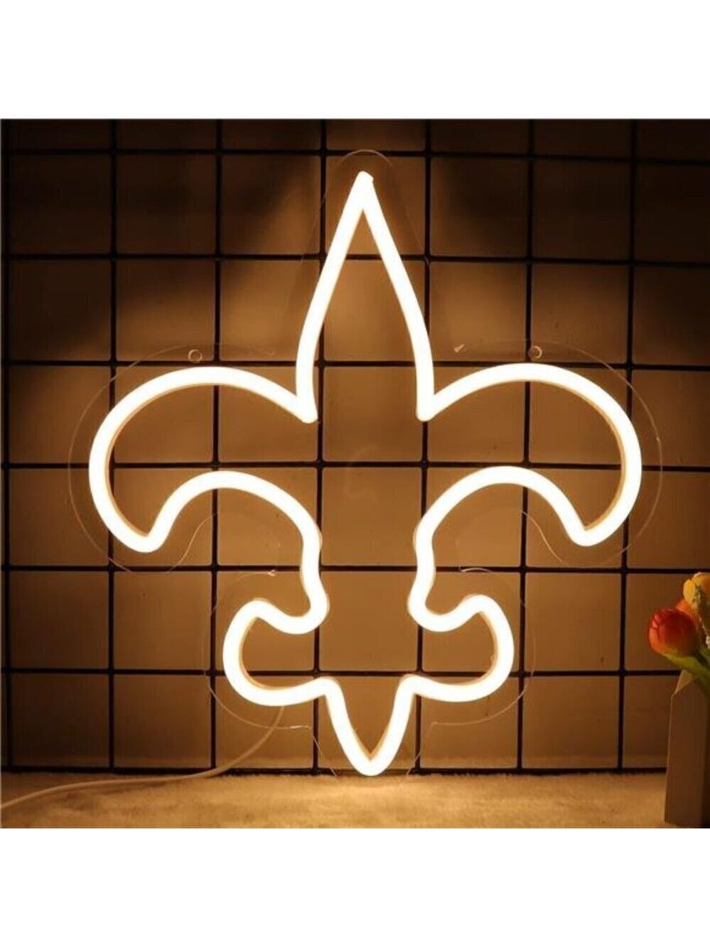 NFL Saints Neon Sign Home Bar Pub Party Decor Football Team Logo Led Neon Light